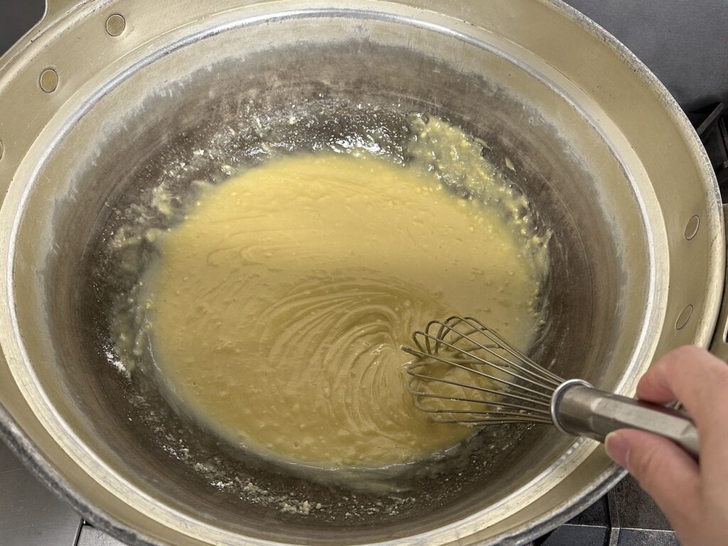 バターと小麦粉