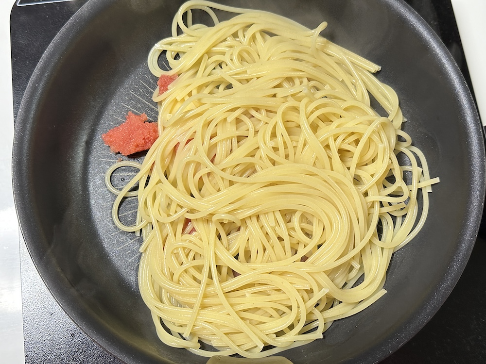 茹でたスパゲティー