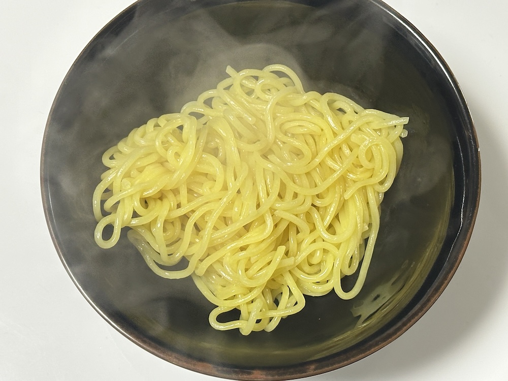 丼に移した麺
