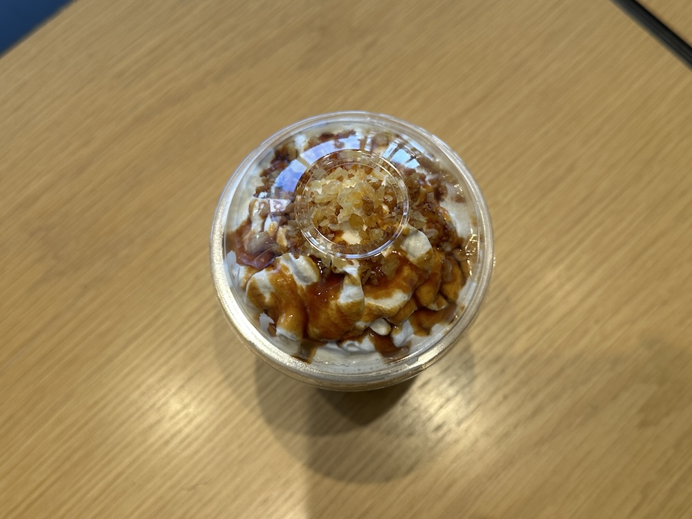 上から見たフラペチーノ