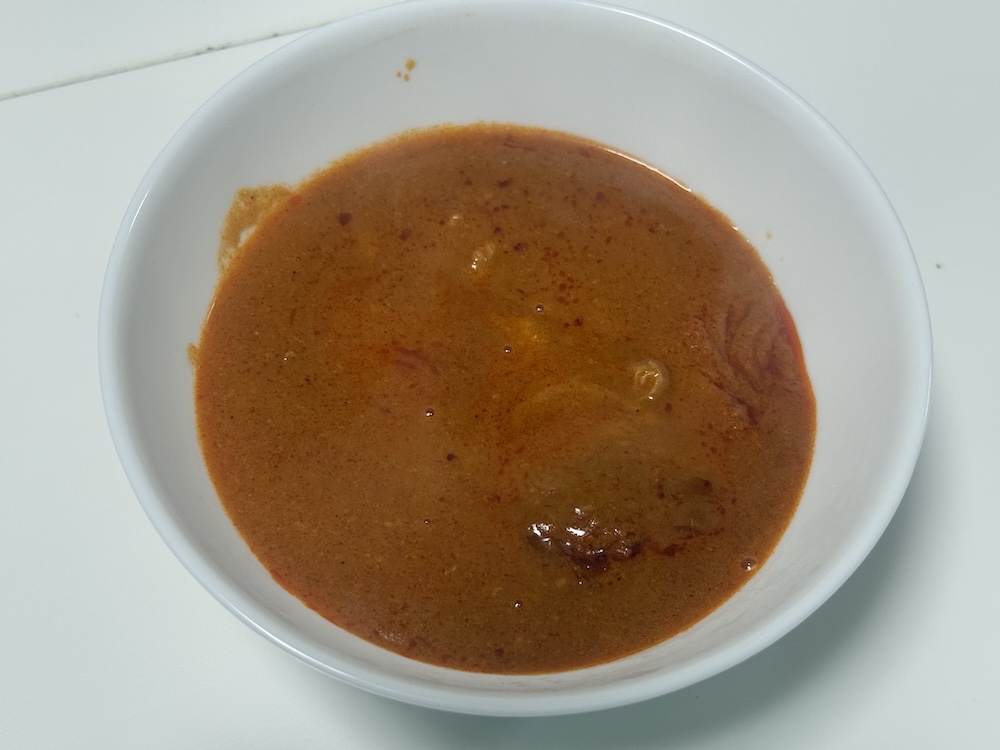 温めたカレー