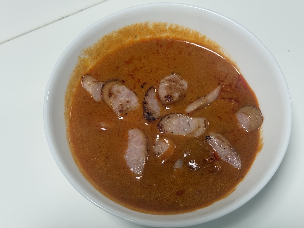 ウインナーを入れたカレー