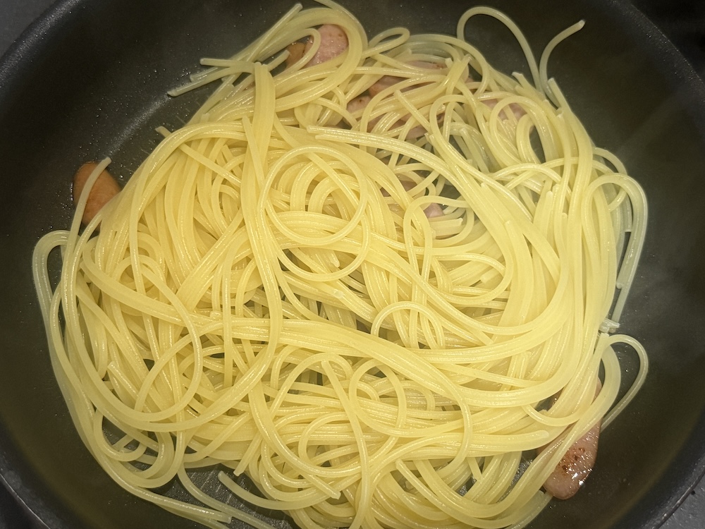 茹でたスパゲティー