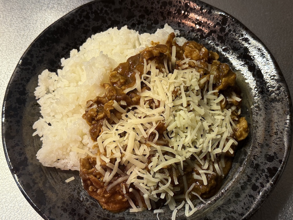 カレーとチーズ