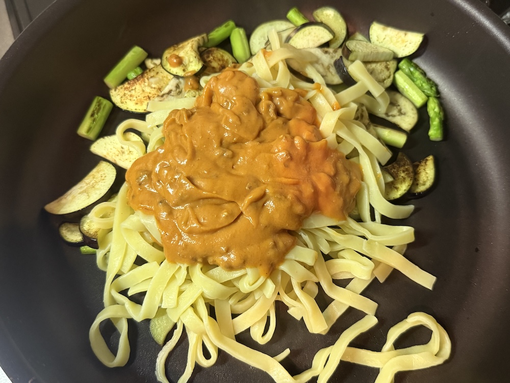 パスタとパスタソース