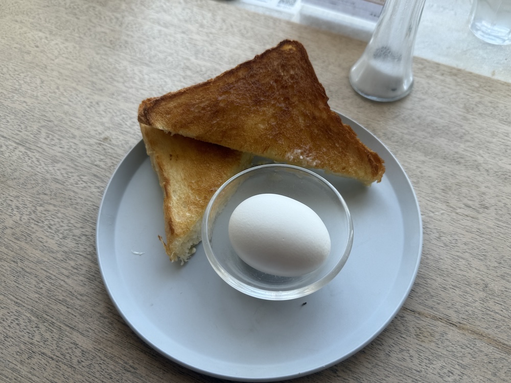 トースト＆ゆで卵