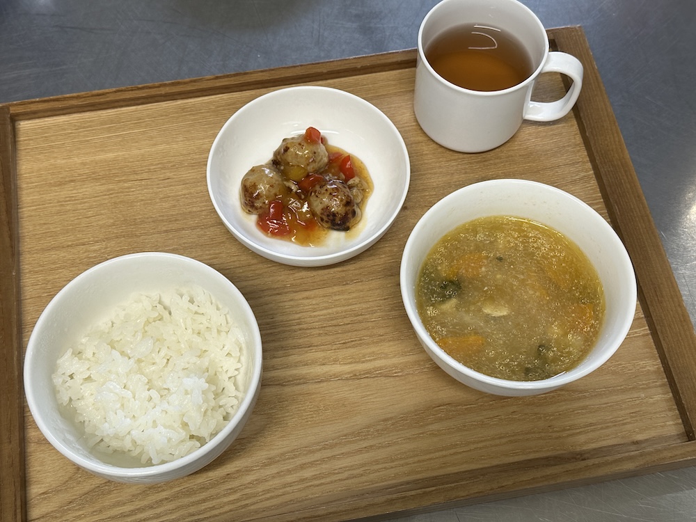 肉団子の甘酢あんかけ