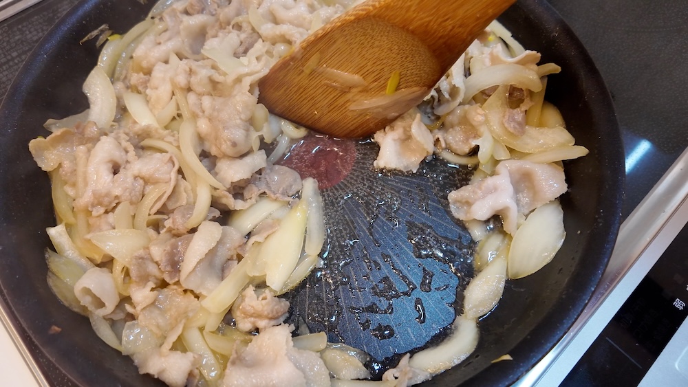 豚バラの油