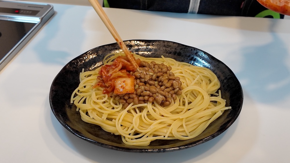 納豆スパゲティー