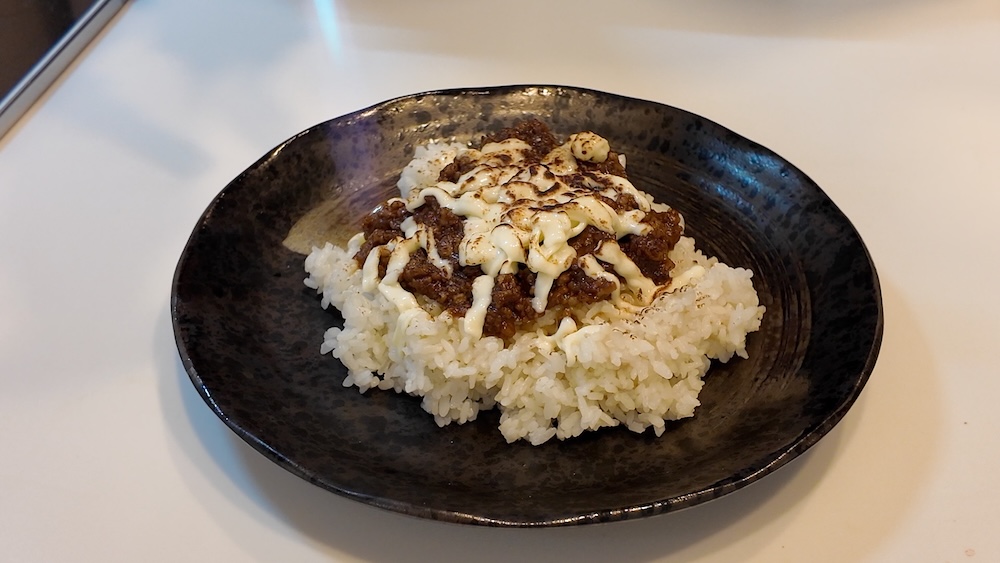 バーナーで炙ったチーズ