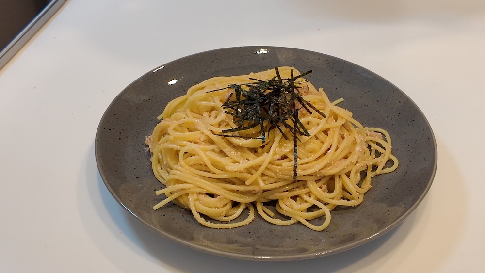 ツナ明太子スパゲティー