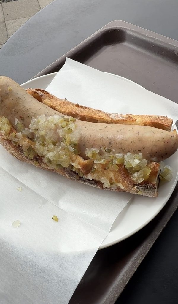 ハーブソーセージ スターバックス バゲットサンド